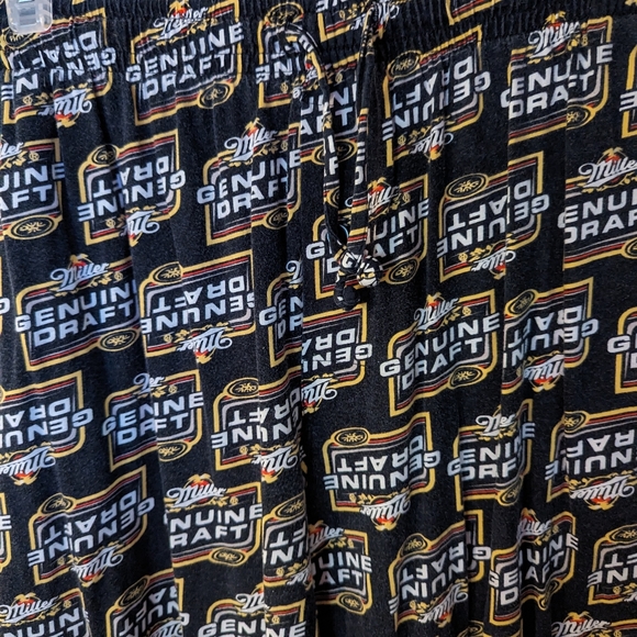 Vintage Miller Genuine Draft Pajama Pants Men's Medium Bottoms - Picture 5 of 5